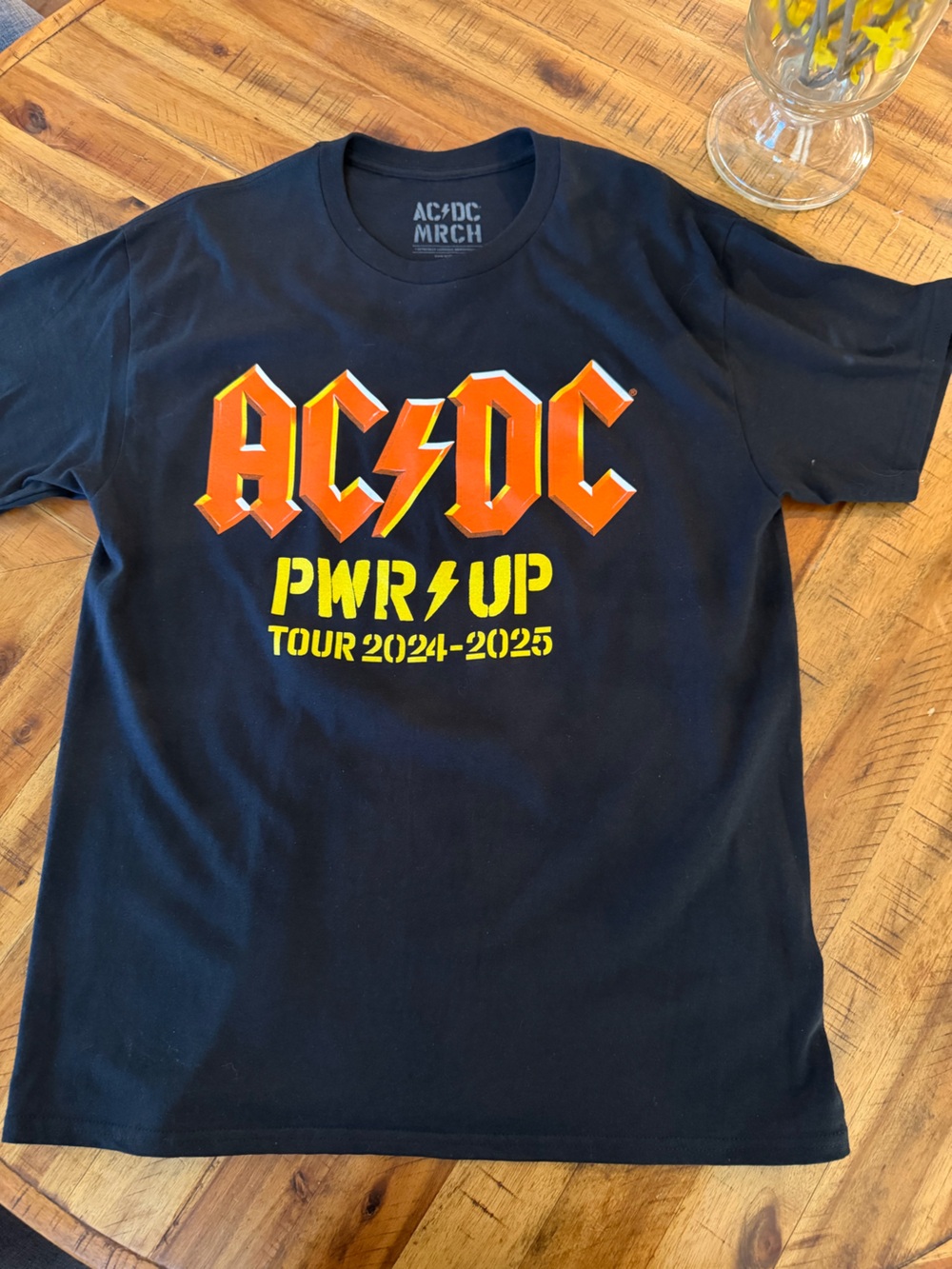 New! AC/DC Concert Tour Merch T shirt - XL